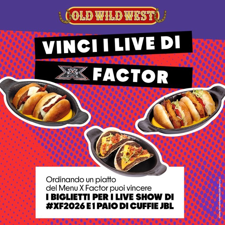 Solo da Old Wild West trovi il Menu X Factor!